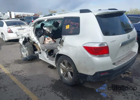 2012 Toyota Highlander Limited V6 from USA, damaged, VIN 5TDDK3EH5CS115531